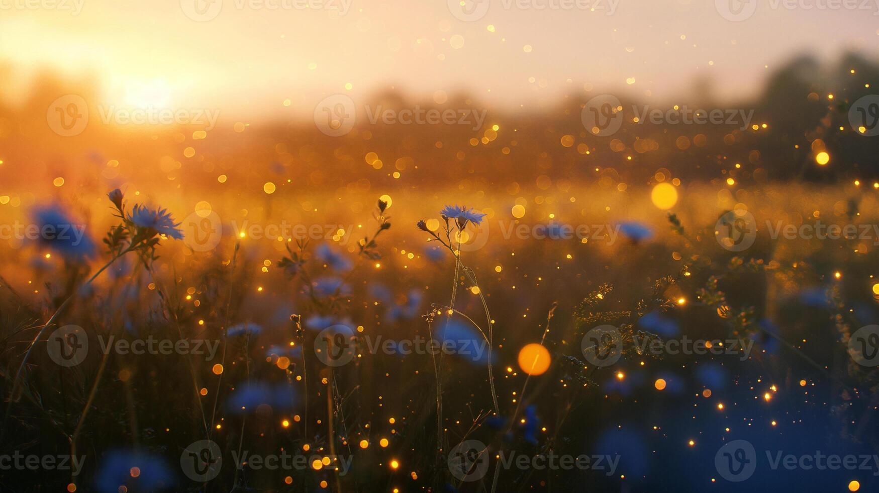 flower field. dept of field. natural background. photo