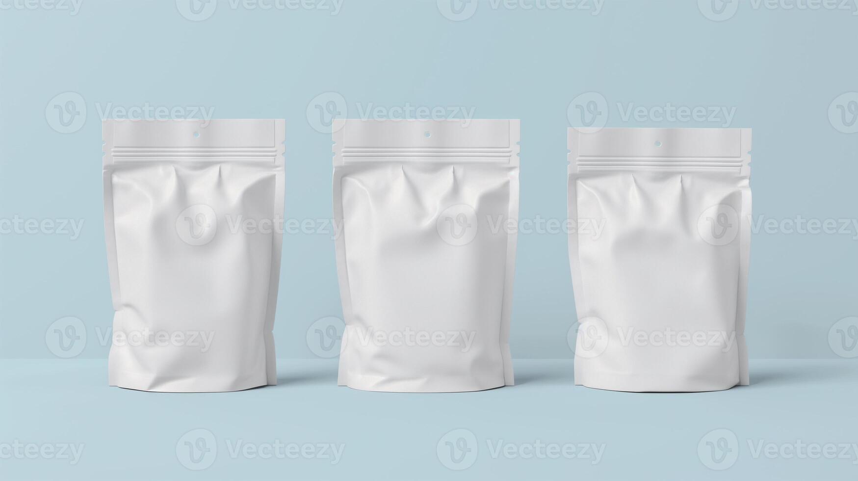 paper bag package product mockup photography, Ai genarated. template label. photo