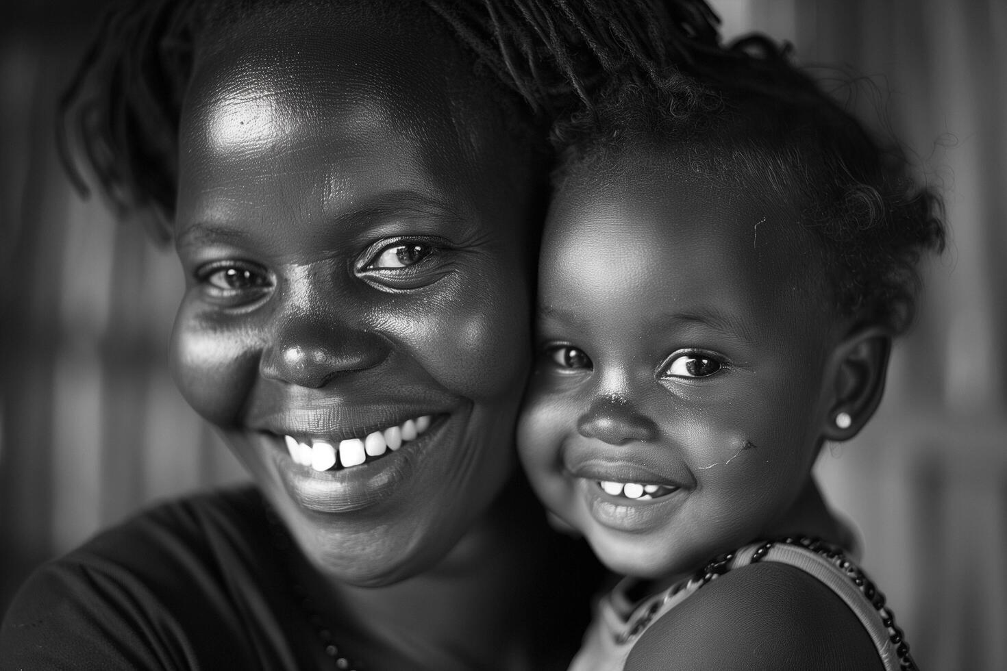 A woman and a little girl ,holding and playing with her daughter , Mother's day photo