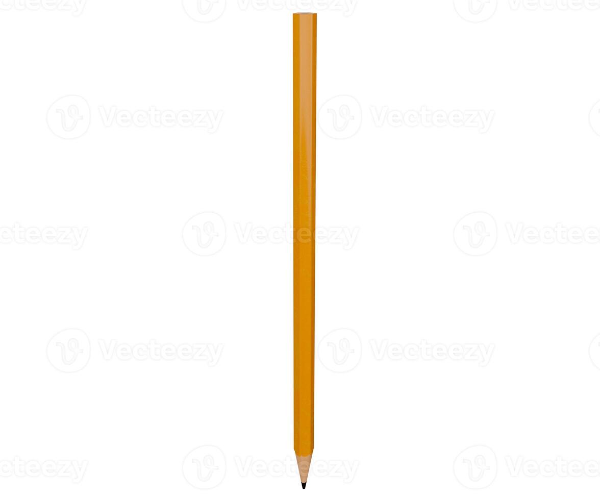 yellow graphite pencil, writing tool concept photo