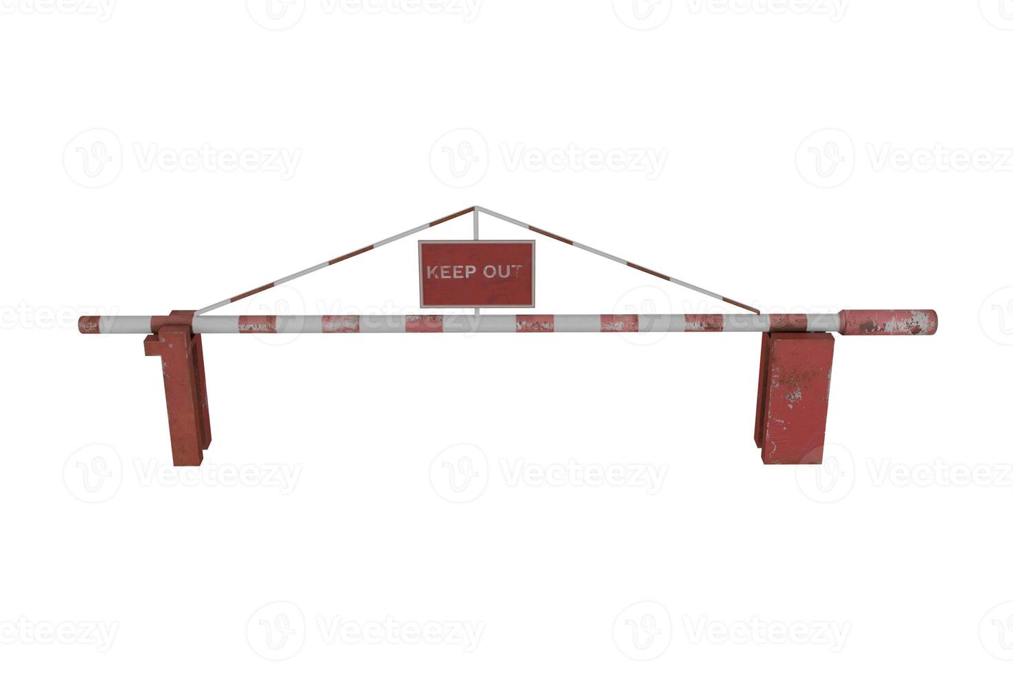 3d rendering manual vehicle access control barrier photo