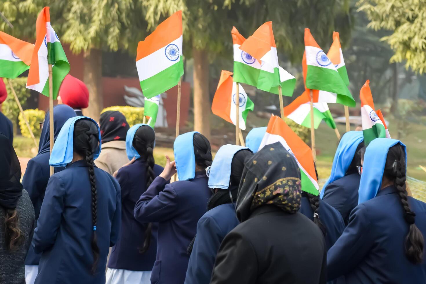 Delhi, India - December 26 2023 - Veer Bal Diwas commemorates the martyrdom of the four sons of tenth and last Sikh Guru Gobind Singh, In Jan 2021 PM Modi announced Dec 26 observed as Veer Bal Diwas photo