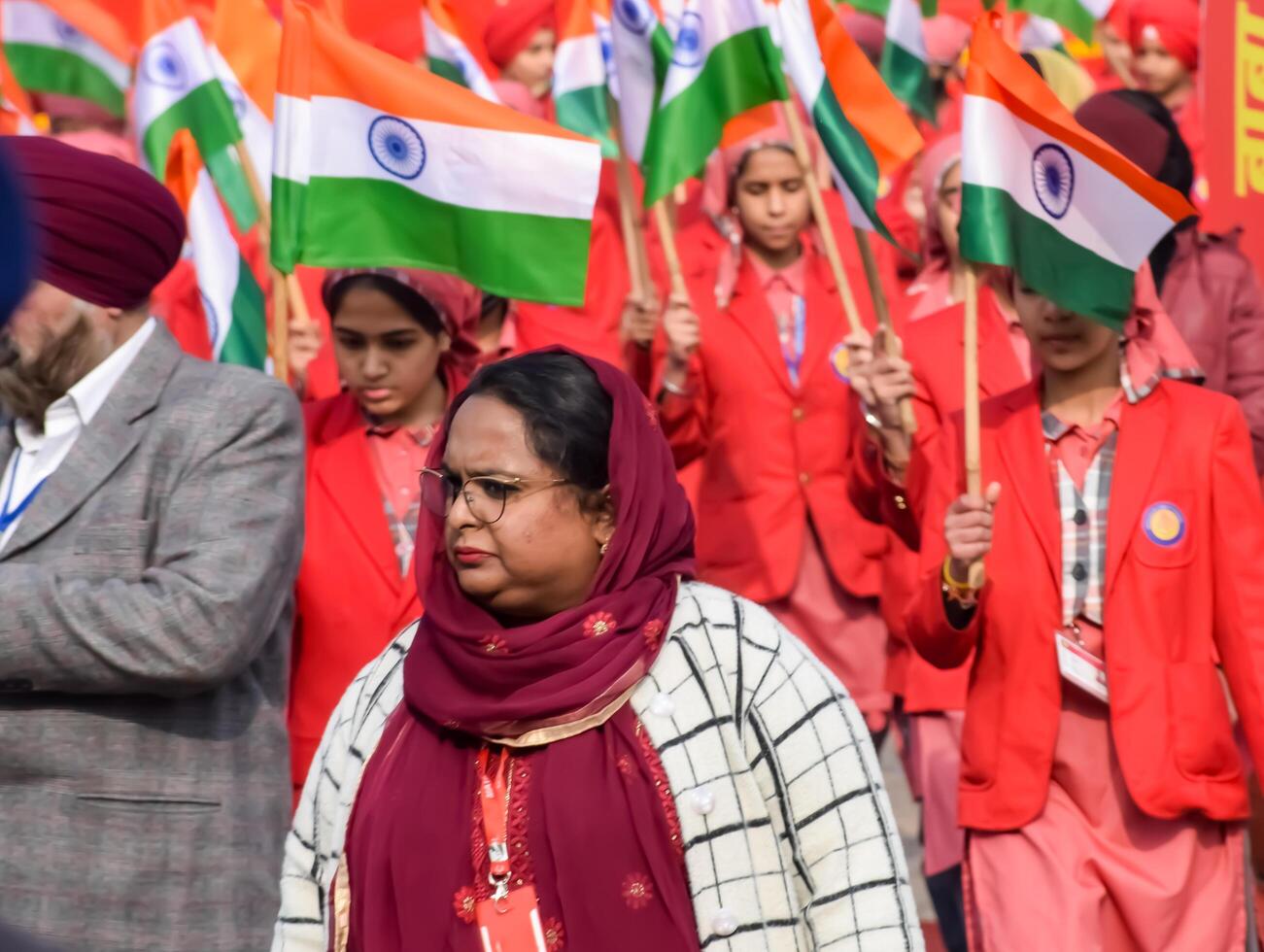 Delhi, India - December 26 2023 - Veer Bal Diwas commemorates the martyrdom of the four sons of tenth and last Sikh Guru Gobind Singh, In Jan 2021 PM Modi announced Dec 26 observed as Veer Bal Diwas photo