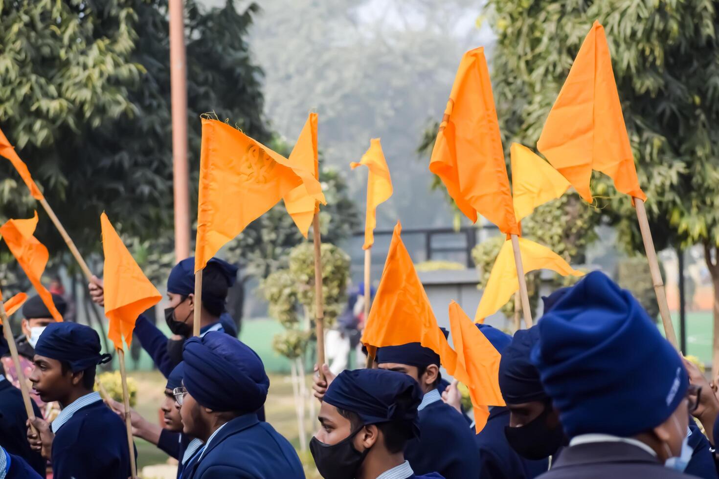Delhi, India - December 26 2023 - Veer Bal Diwas commemorates the martyrdom of the four sons of tenth and last Sikh Guru Gobind Singh, In Jan 2021 PM Modi announced Dec 26 observed as Veer Bal Diwas photo