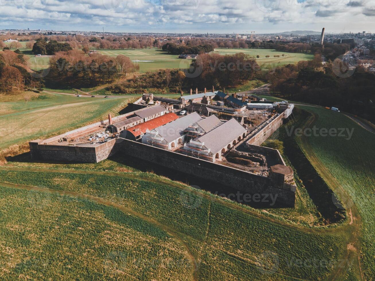 Magazine Fort in Dublin, Ireland by Drone photo