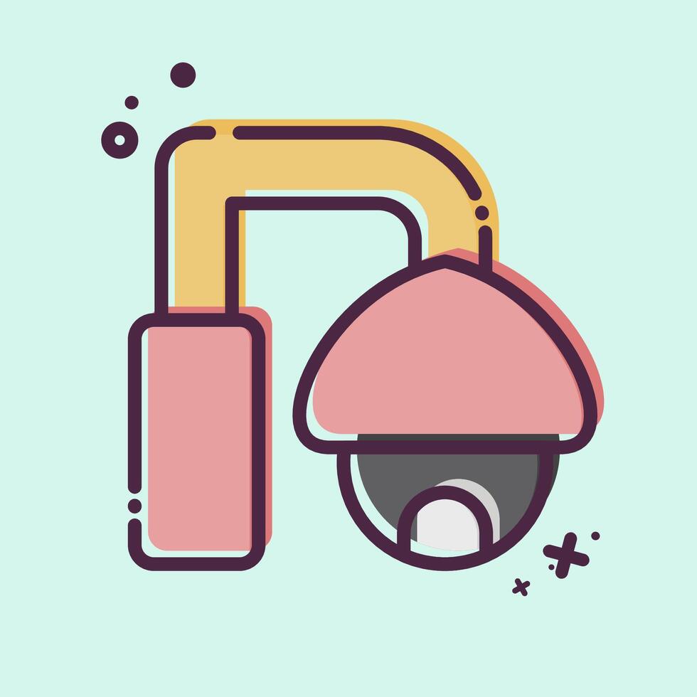 Icon CCTV. related to Smart City symbol. MBE style. simple design illustration vector
