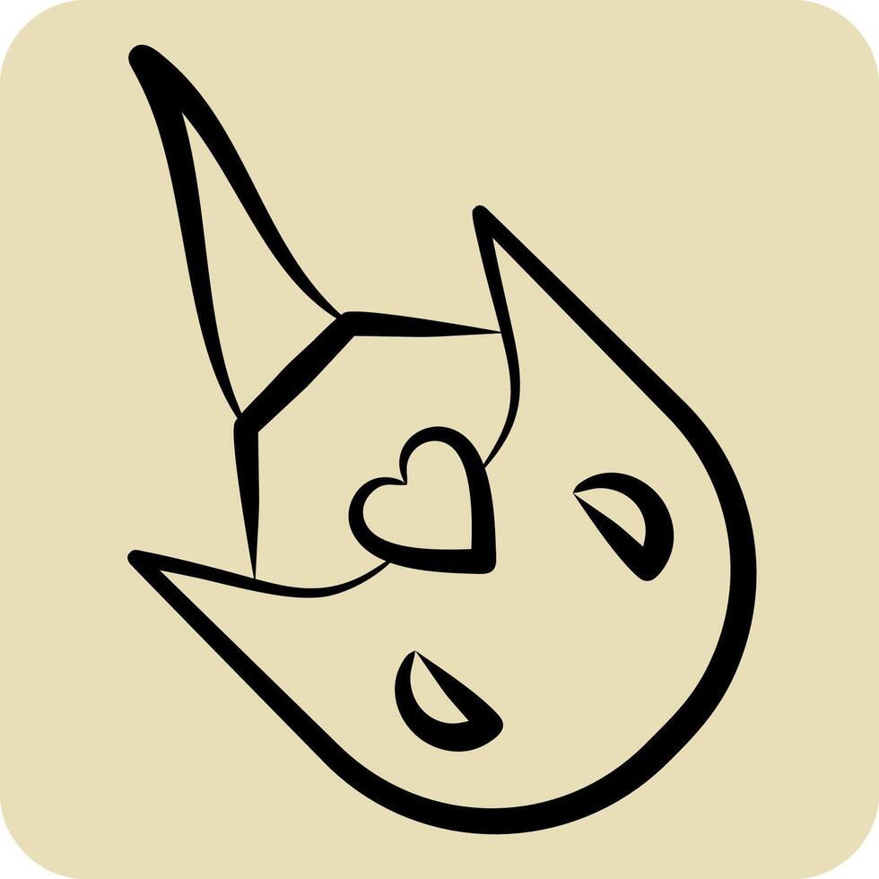 Icon Horseshoe Crab. related to Seafood symbol. hand drawn style. simple design illustration vector