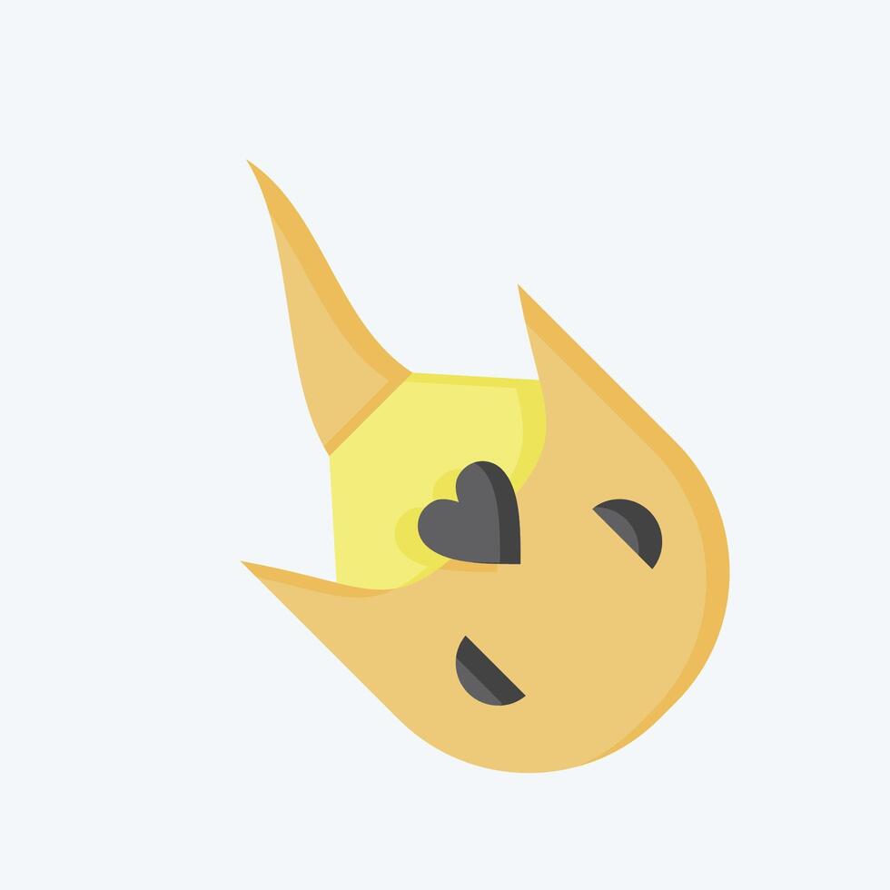 Icon Horseshoe Crab. related to Seafood symbol. flat style. simple design illustration vector