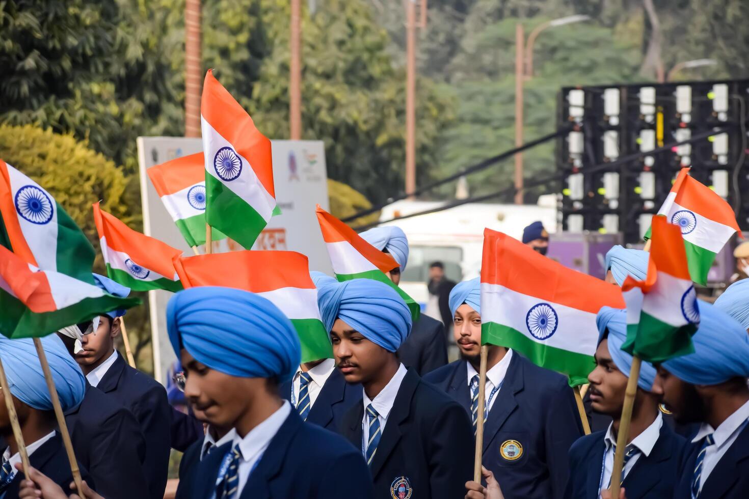 Delhi, India - December 26 2023 - Veer Bal Diwas commemorates the martyrdom of the four sons of tenth and last Sikh Guru Gobind Singh, In Jan 2021 PM Modi announced Dec 26 observed as Veer Bal Diwas photo