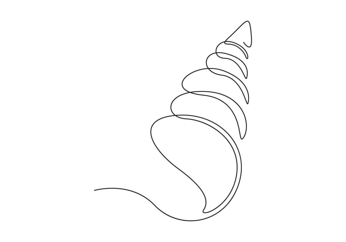 One continuous line drawing of open oyster shell seashell symbol and banner of beauty spa pro illustration vector