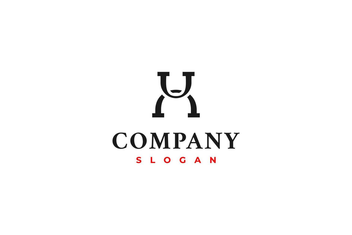 letter u and x monogram logo vector