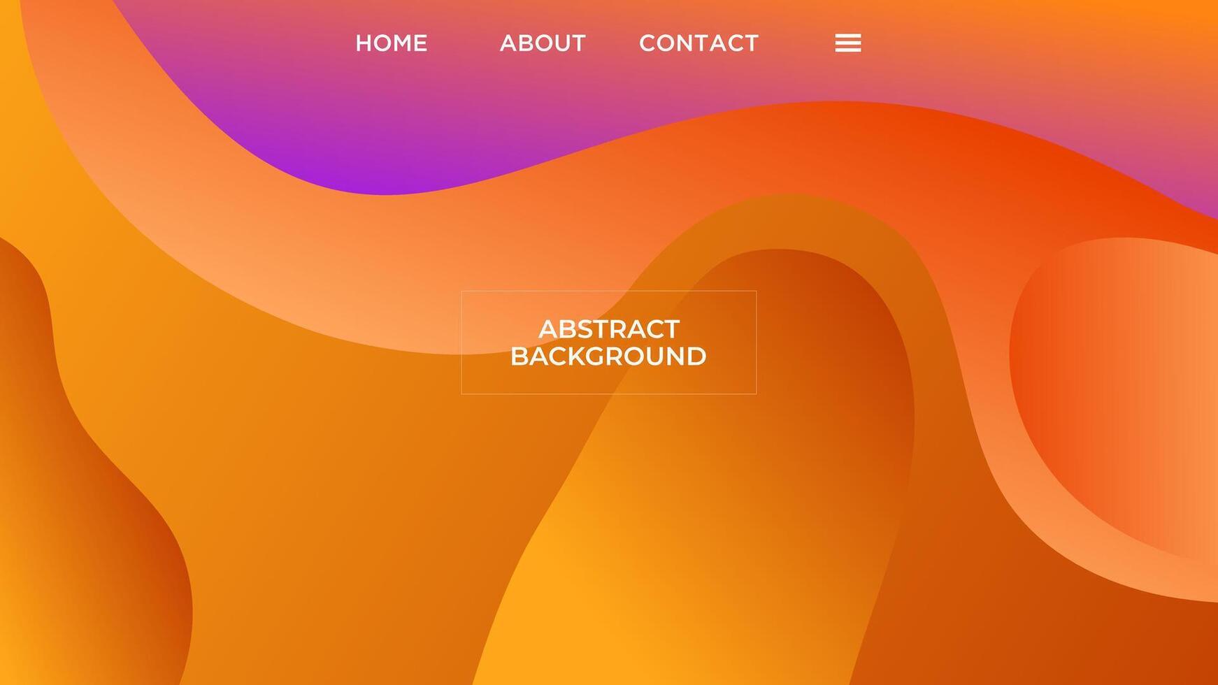 ABSTRACT ORANGE GRADIENT BACKGROUND SMOOTH LIQUID COLORFUL BLURRED DESIGN WITH GEOMETRIC SHAPES. TEMPLATE GOOD FOR MODERN WEBSITE, WALLPAPER, COVER DESIGN vector