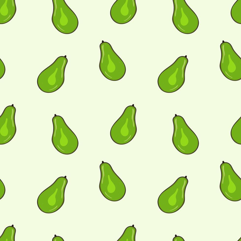 Ripe, juicy avocado cut with leaves, seamless geometric pattern.Hand drawn in doodle style.Design for printing on fabrics, holiday and confectionery packaging, wallpaper, wrapping and scrap vector