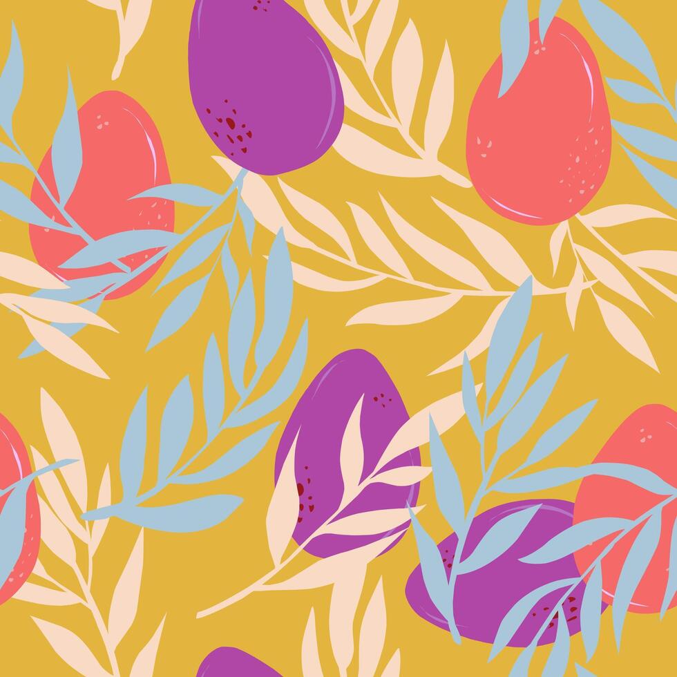 easter egg fabric vector