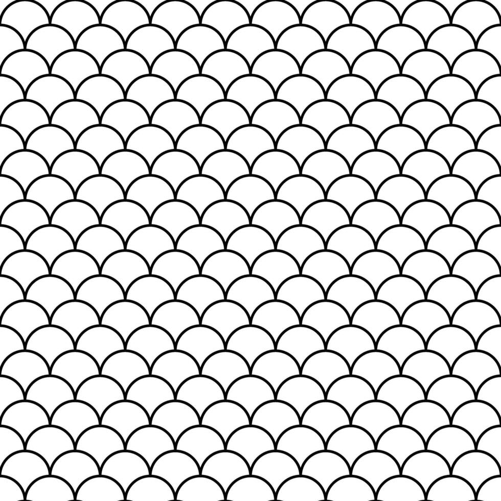 Sea Scales Structure Seamless Pattern Background vector