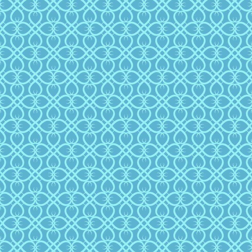 Blue Ornament Shapes Decorative Pattern Background vector