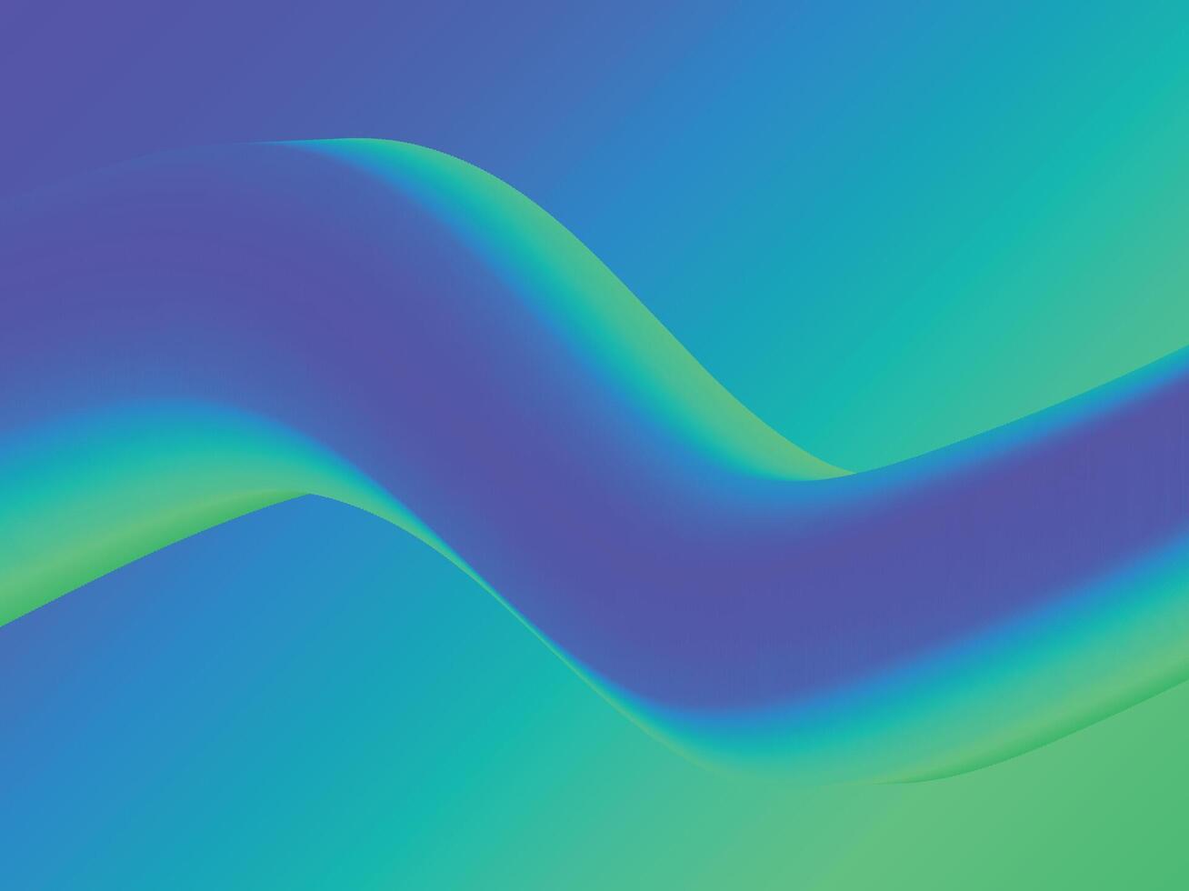 Abstract of gradient Blue and green movement object cover design. Suitable for presentation, poster, wallpaper, personal website, UI and UX experiences vector