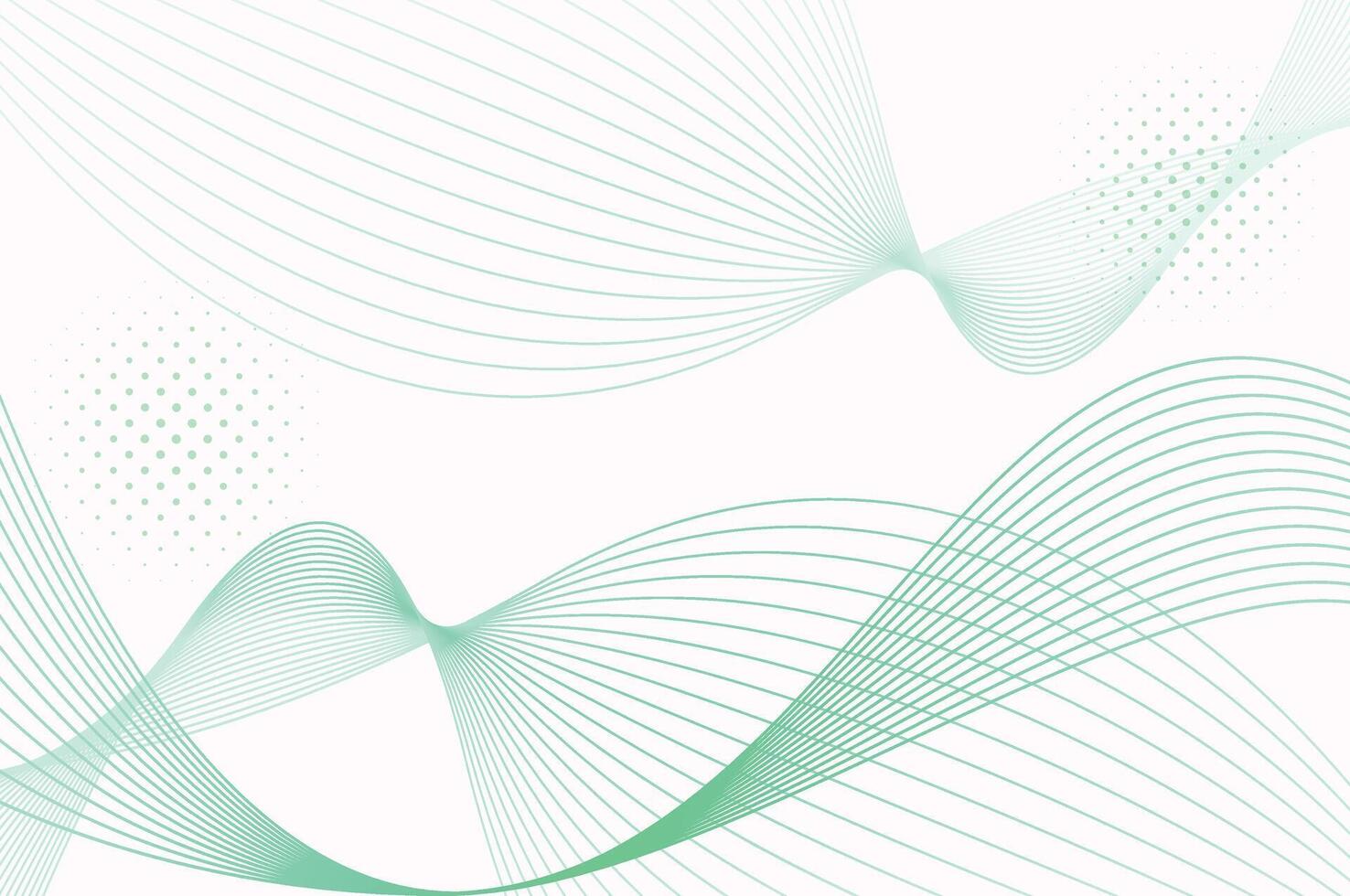 Flowing energy particles, wave of blended dots. Curved dotted 3d lines effect illustration. 3d futuristic technology style. vector