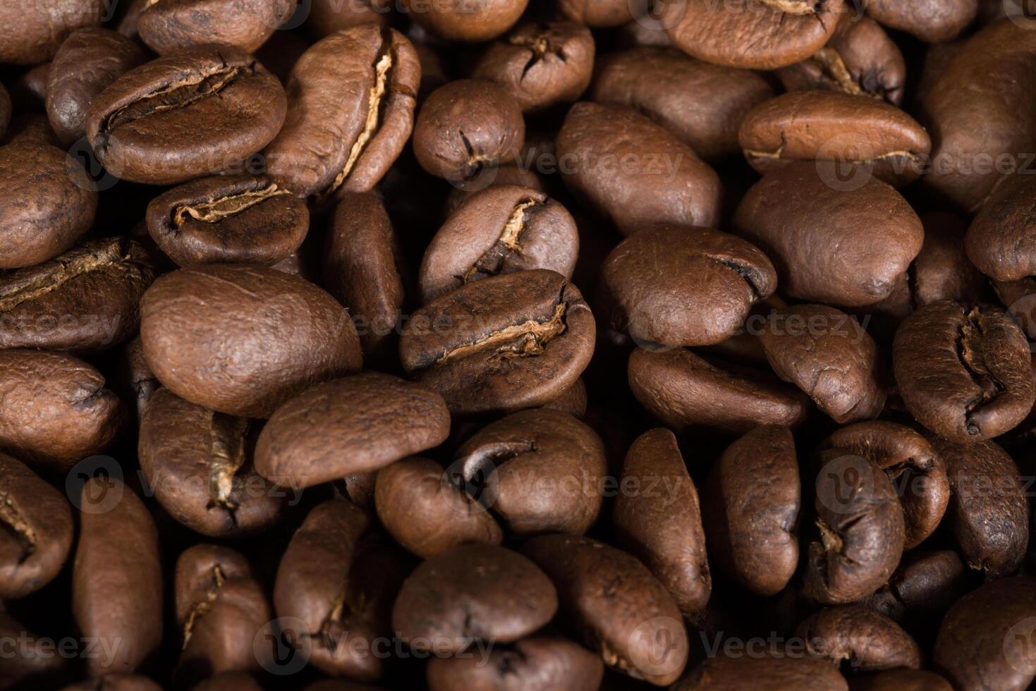 manojo de café granos desde mexico foto