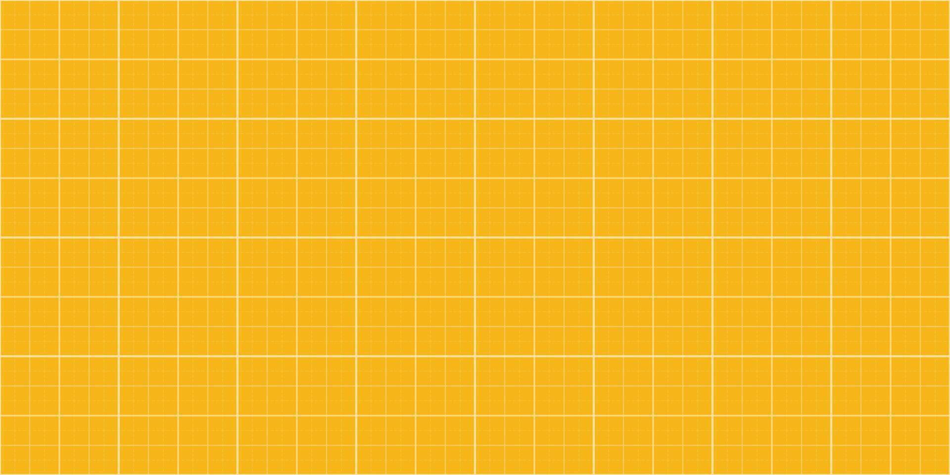 Light Yellow Blank Horizontal Background With Seamless Square Grid Pattern vector