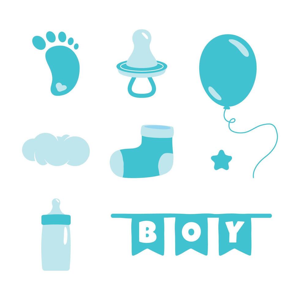 Baby Born Design Element Illustration vector
