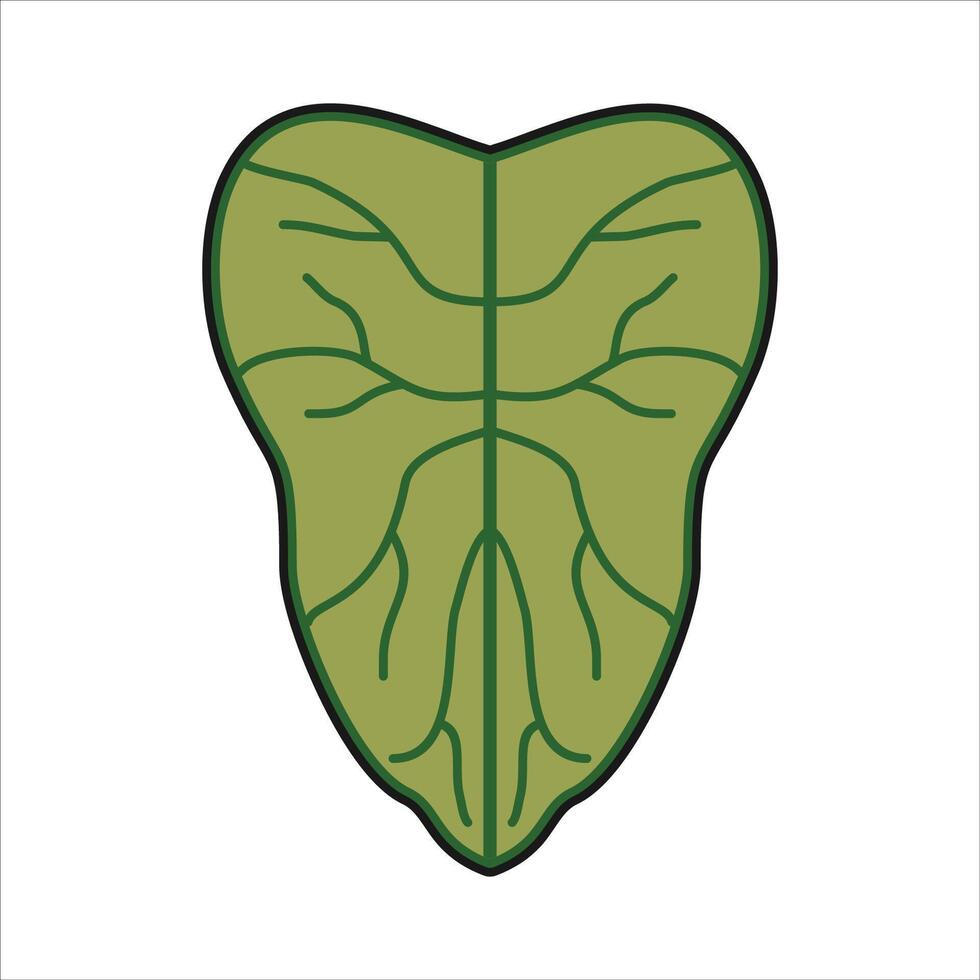 Summer Plant Groovy Element Design vector