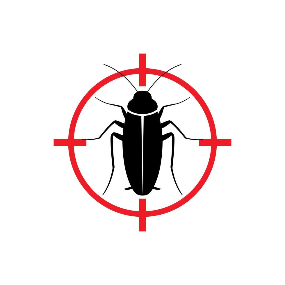 Pest Control icon Logo Template, Insect Design icon vector