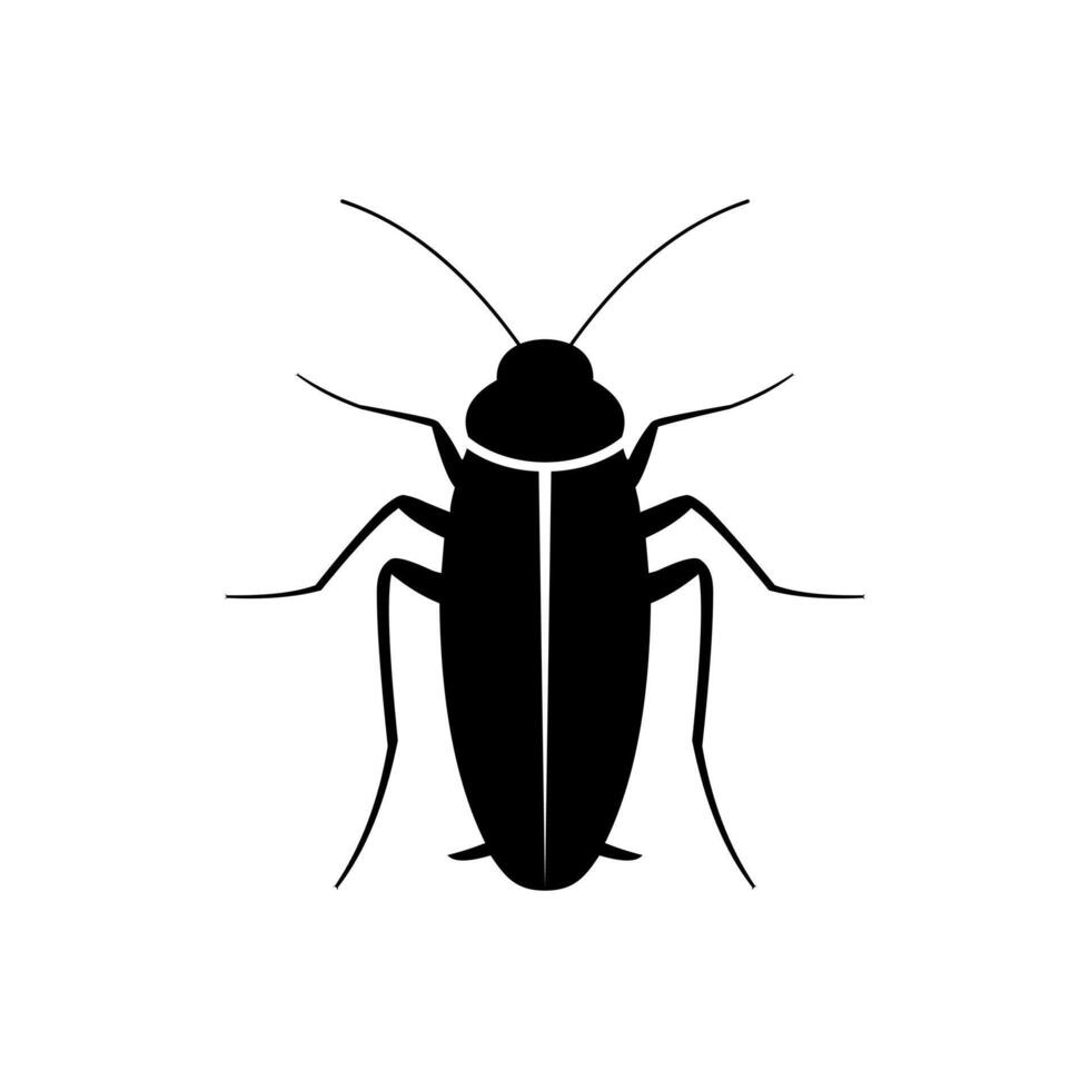 Cockroach design Isolated on white background. vector