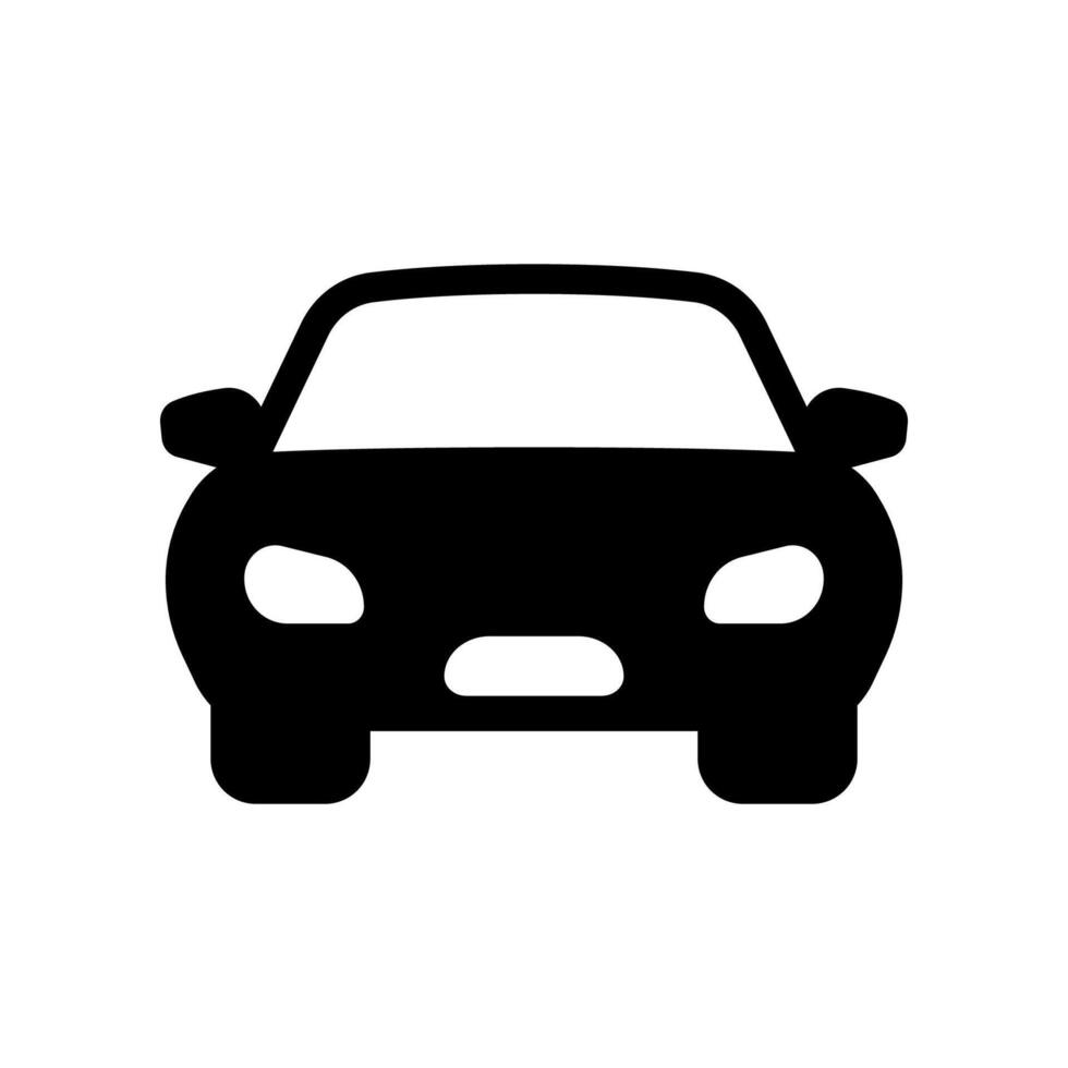 Car icon isolated on white background vector