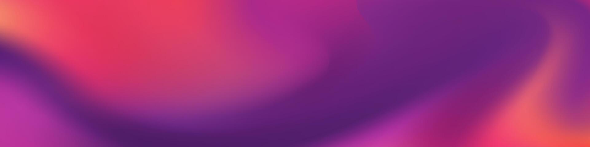 Create captivating promotional banners, social media posts, brochures, and presentation graphics with this violet and orange abstract mesh wave blur design vector