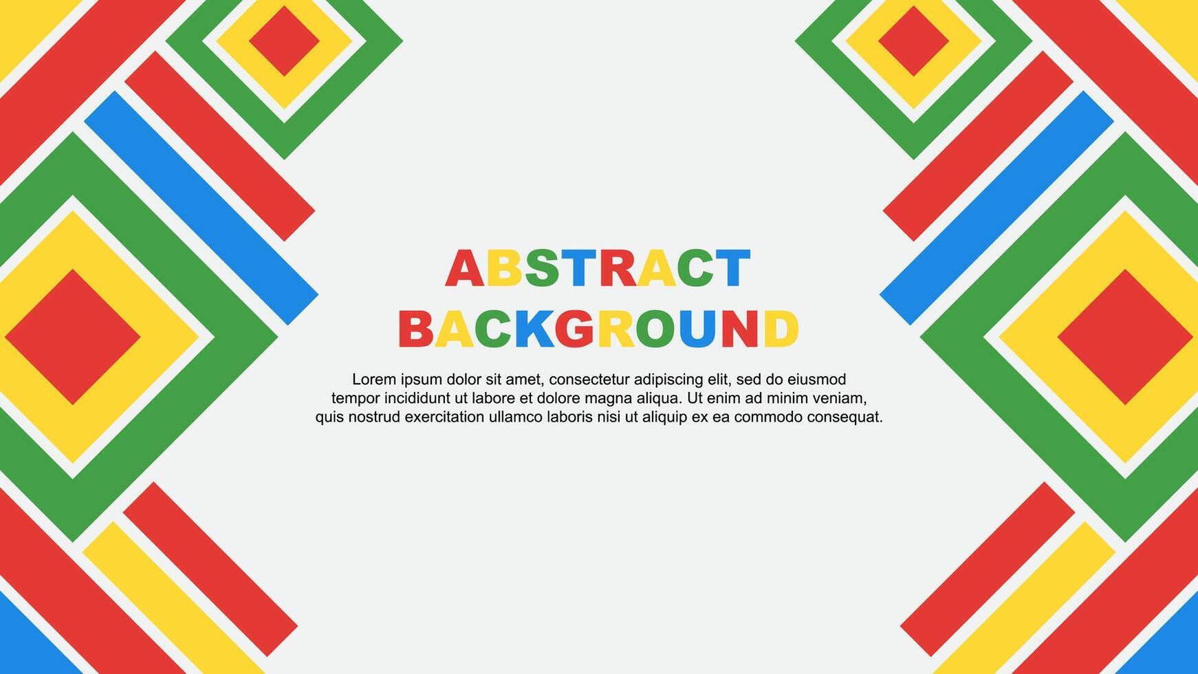 Abstract Colorful Background Design Template. Abstract Banner Wallpaper Illustration. Colorful Rainbow vector