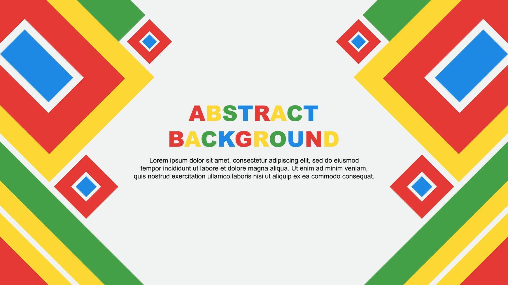 Abstract Colorful Background Design Template. Abstract Banner Wallpaper Illustration. Colorful Rainbow Cartoon vector