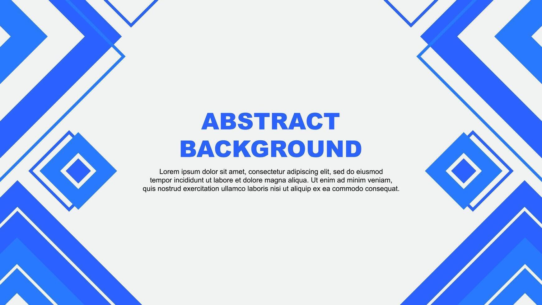 Abstract Background Design Template. Abstract Banner Wallpaper Illustration. Blue Background vector