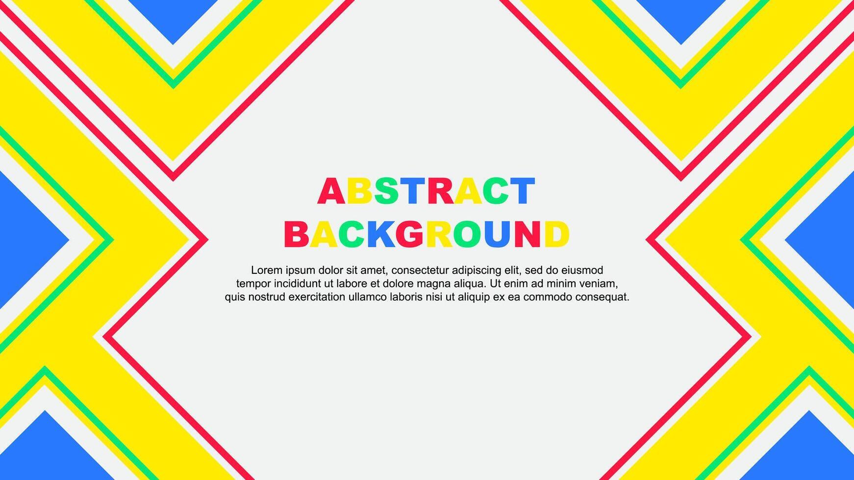 Abstract Background Design Template. Abstract Banner Wallpaper Illustration. Colorful Rainbow vector