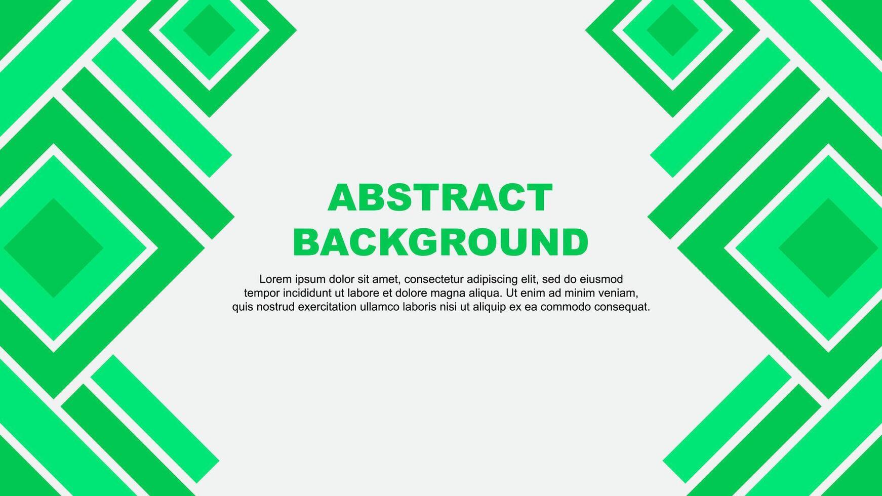 Abstract Background Design Template. Abstract Banner Wallpaper Illustration. Green vector