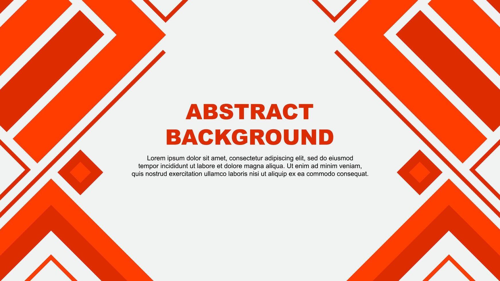 Abstract Background Design Template. Abstract Banner Wallpaper Illustration. Deep Orange Flag vector