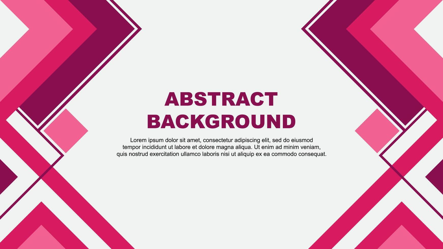 Abstract Pink Background Design Template. Abstract Banner Wallpaper Illustration. Abstract Pink Banner vector