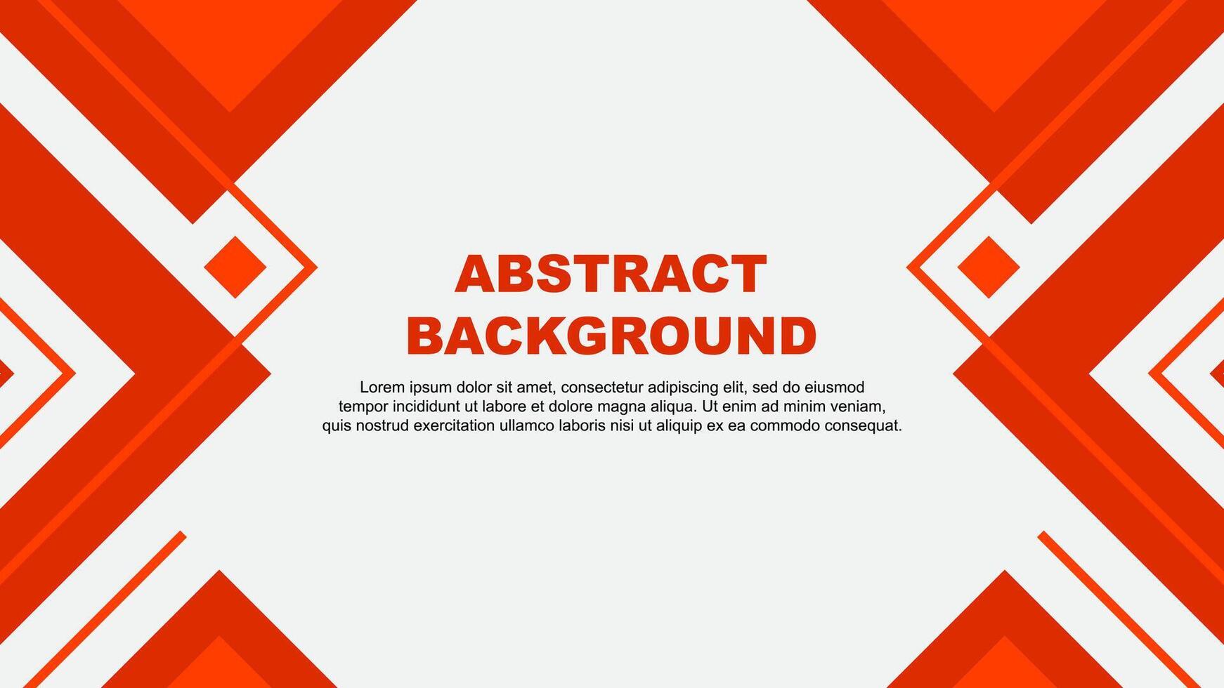 Abstract Background Design Template. Abstract Banner Wallpaper Illustration. Deep Orange Illustration vector