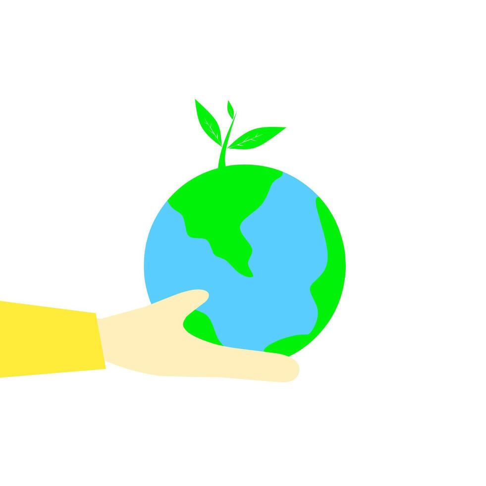 illustration of the shape of the earth vector