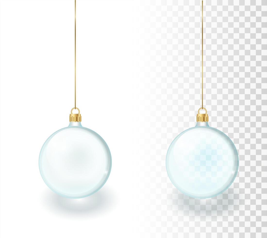 Realistic 3d Christmas Glossy vector