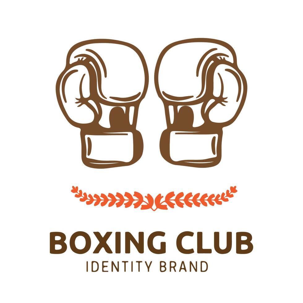 Boxing logo design file for graphic designer or web developer vector