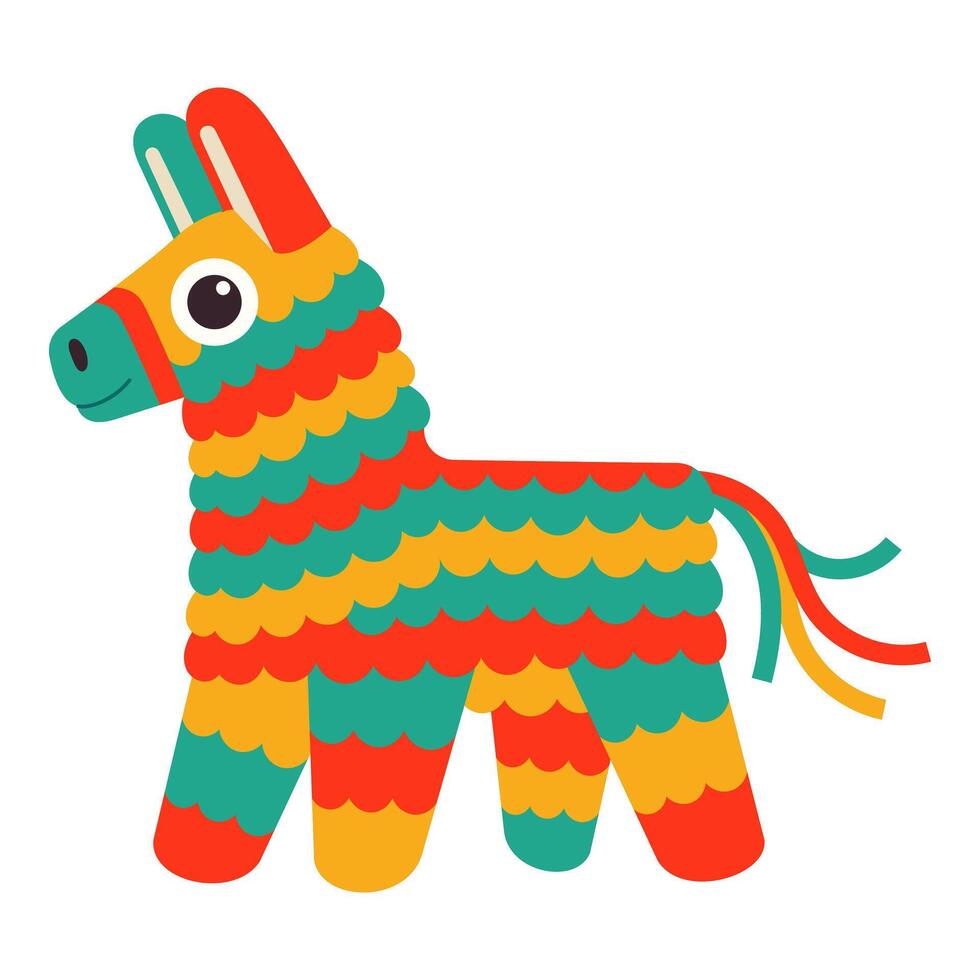 piñata ilustración aislado en blanco antecedentes vector