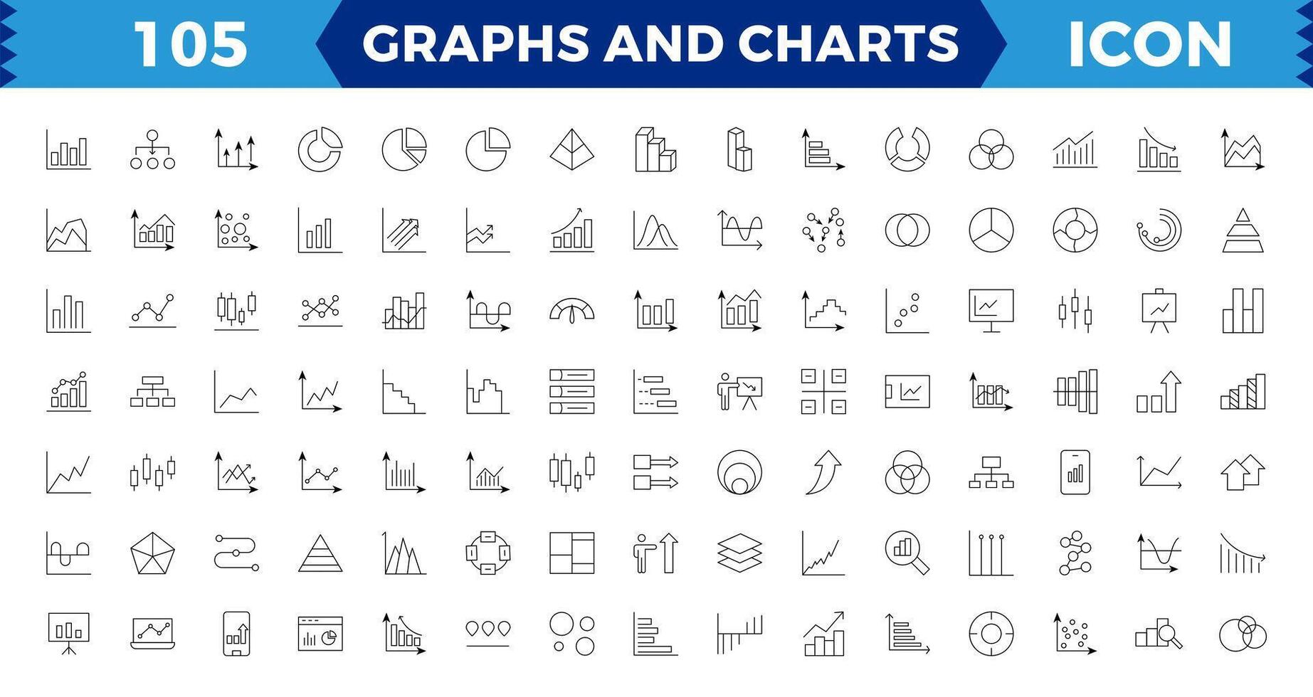 Growing bar graph Pixel Perfect icon set. Graph and Diagram Related Line Icons. Statistics and analytics icon. Statistic and data, charts diagrams, money, down or up arrow.editable stroke. vector