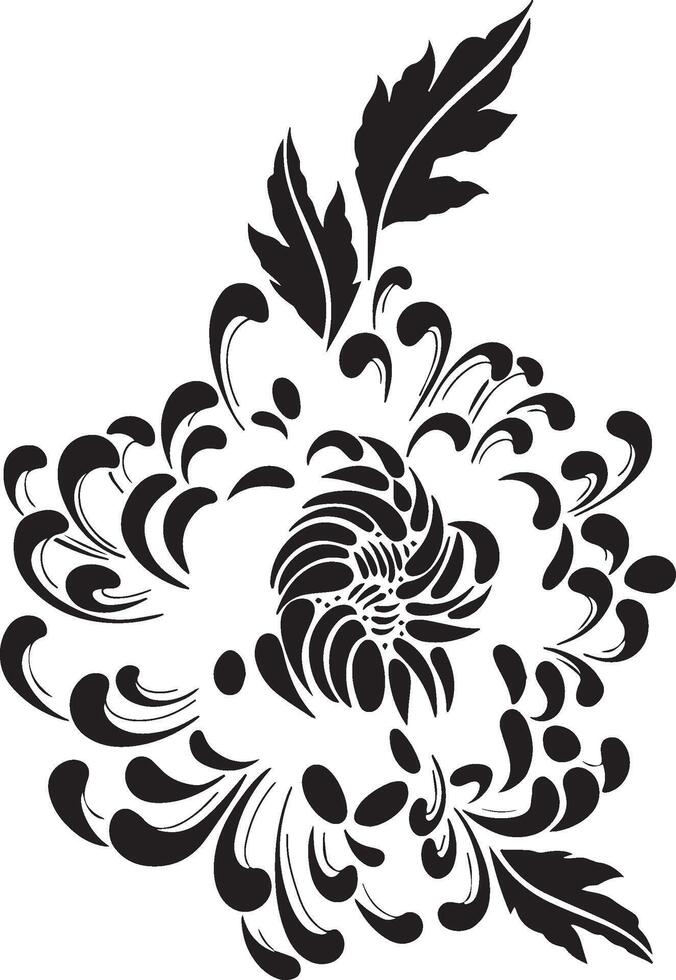 Illustration of mehndi ornament vector