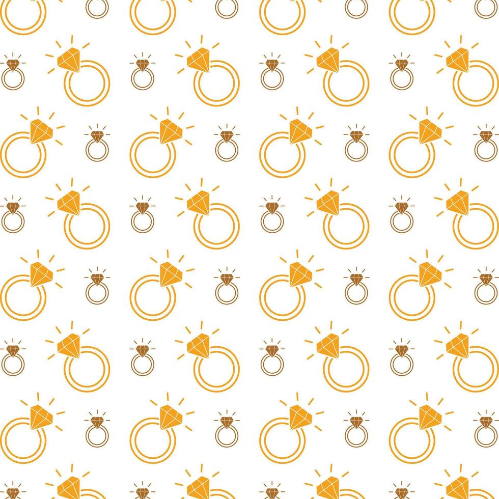 Diamond ring wondrous trendy multicolor repeating pattern illustration background design vector