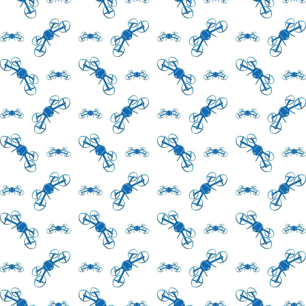 Drone uncommon trendy multicolor repeating pattern illustration background design vector