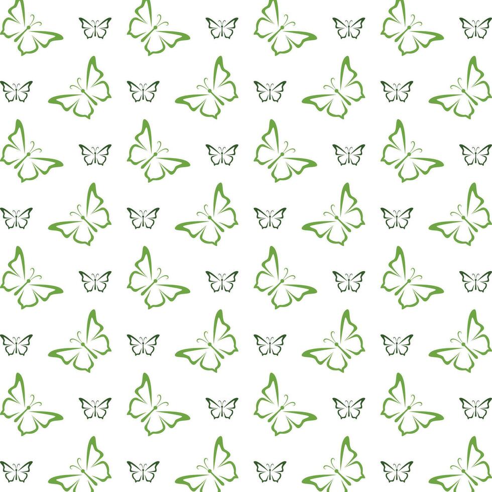 Butterfly beauty usable trendy multicolor repeating pattern illustration background design vector