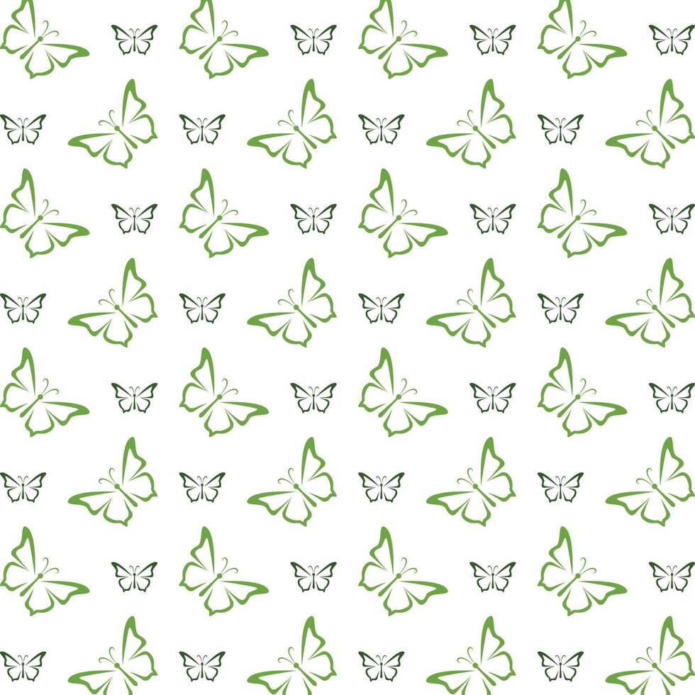 Butterfly beauty usable trendy multicolor repeating pattern illustration background design vector
