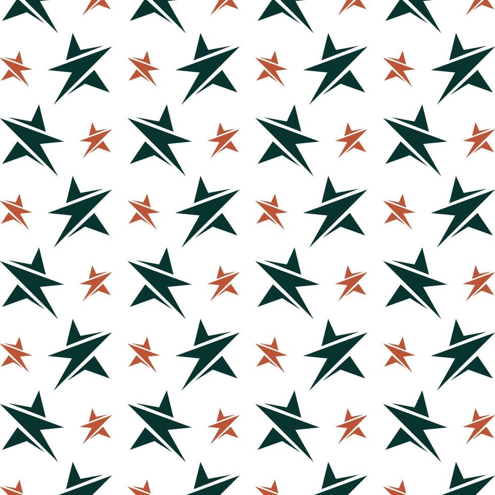 Star crafty trendy multicolor repeating pattern illustration background design vector