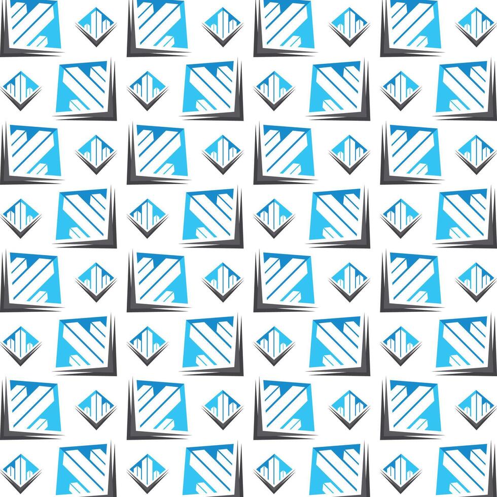 Property handy trendy multicolor repeating pattern illustration background design vector